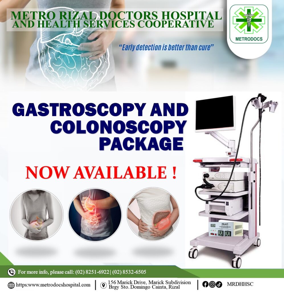 GASTROSCOPY AND COLONOSCOPY PACKAGE